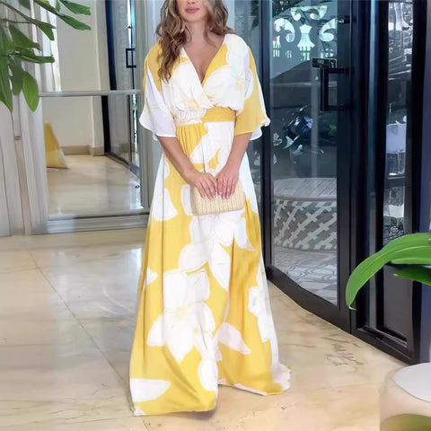 Floral Print Maxi Dress