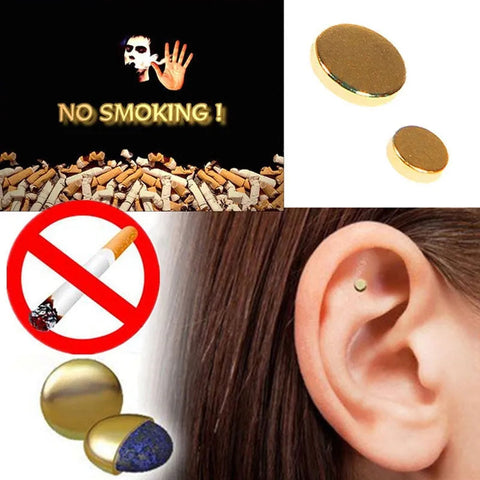 Quit Smoking Magnet Earrings