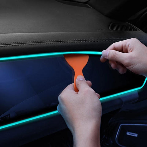 USB Powered Car Interior LED Light for Summer, Car Accessories, Car Electronics, Multiple Color Modes 5M Fiber Ambient Light, Car Interior Decorative Light, Magic Light Tape