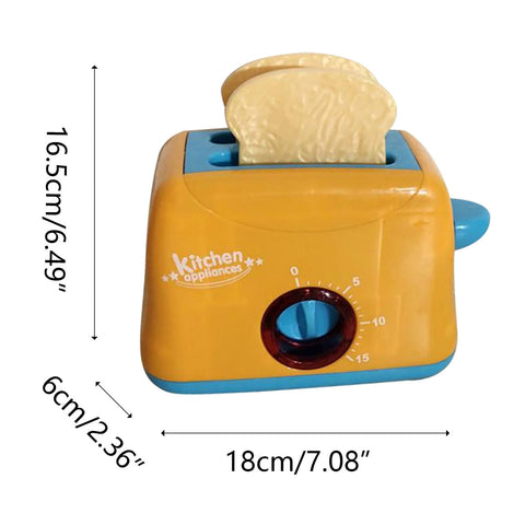 Toys for Girls 3-6 Years Kitchen Appliances Toy, Kids Kitchen Pretend with Realistic Light and Sounds, Play Kitchen for Kids Ages 4-8