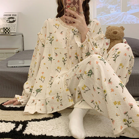 Printed Pajama Set for Women