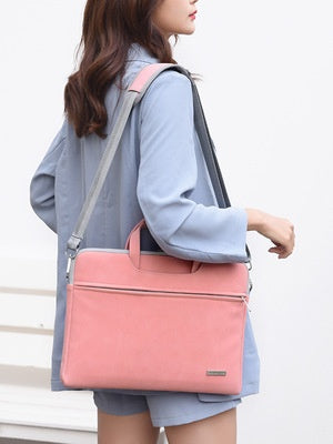 PU Leather Women Laptop Bag