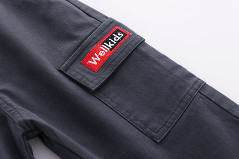 Children's Cotton Slim Feet Casual Pant