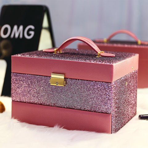 PU Leather Jewelry Storage Case