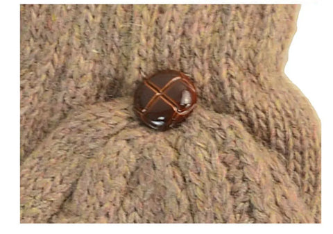Winter Half Finger Gloves with Mitten Cap
