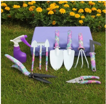 Ten Piece Garden Tools Set