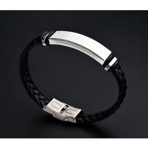 Leather Braided Bracelet