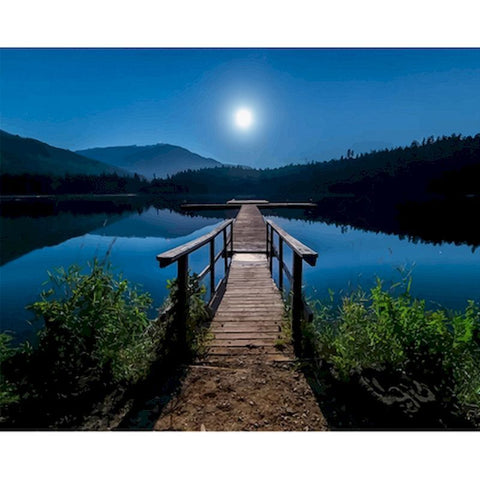 Peaceful Landscape Poster Painting