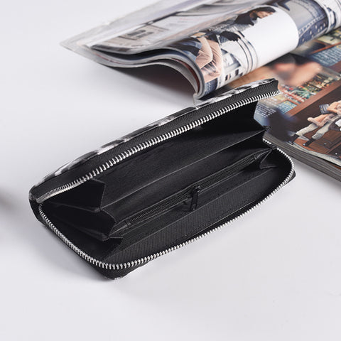 Glossy PU Leather Purse for Women