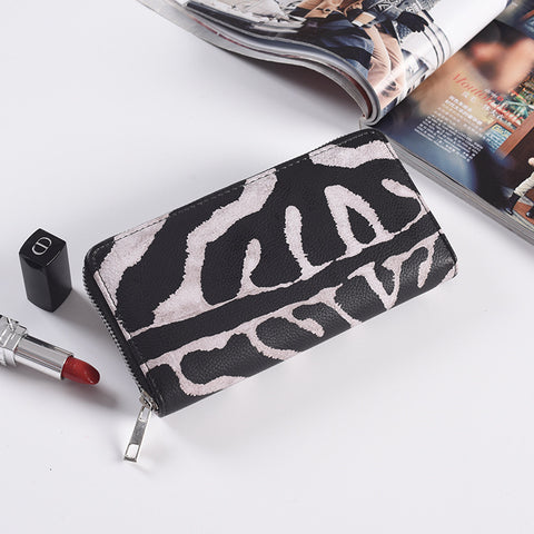 Glossy PU Leather Purse for Women