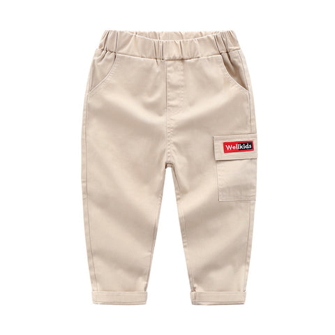 Children's Cotton Slim Feet Casual Pant