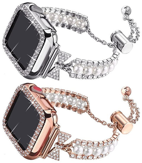 Pearl Bracelet Watch Band