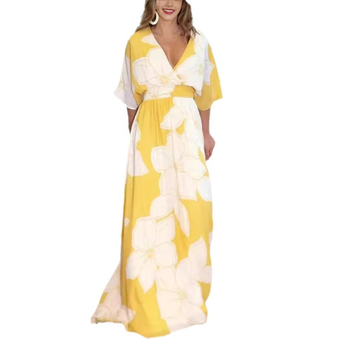 Floral Print Maxi Dress