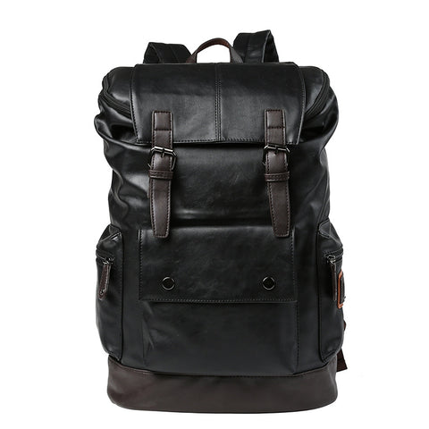 Men’s Leather Travel Backpack
