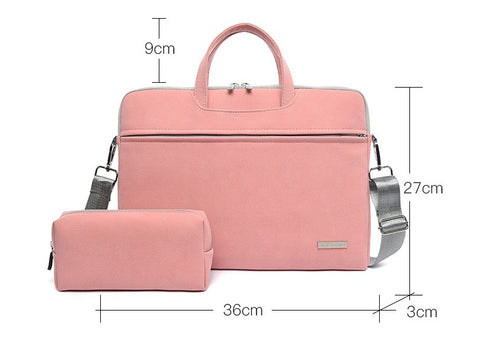 PU Leather Women Laptop Bag
