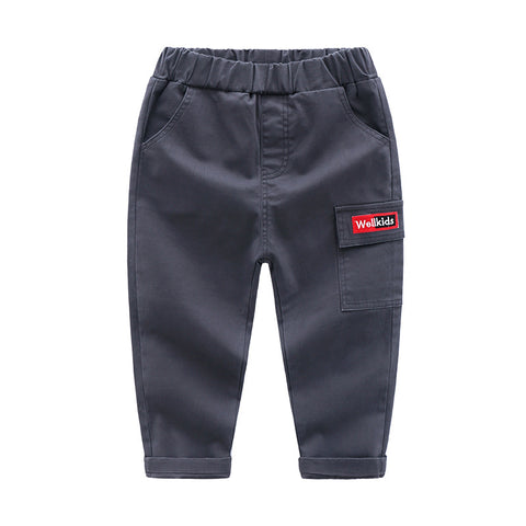 Children's Cotton Slim Feet Casual Pant