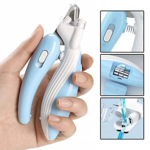 LED-Illuminated Pet Nail Clippers