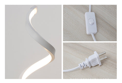 Modern Curved LED Table Lamp