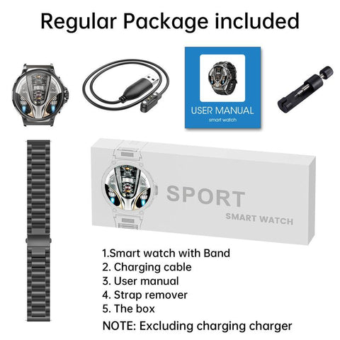 Multifunctional Smart Watch, 1 Count Fashionable Digital Watch with Multi-Sport Modes and Time Display, Sports Watch Compatible with Android & Ios