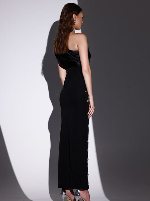 Diamond Black Evening Dress