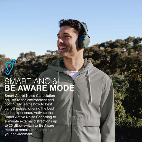 Jlab Jbuds Lux ANC & Mini Sage Gift Set, 1 Set of Earbuds + Headphones