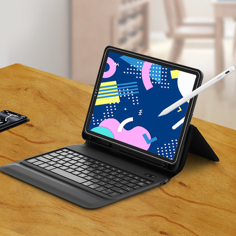 Ultra-thin Bluetooth Keyboard Leather Case