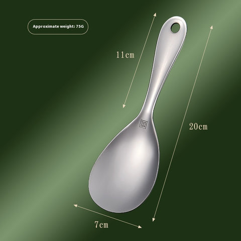 Thick 304 Stainless Steel Meal Spoon