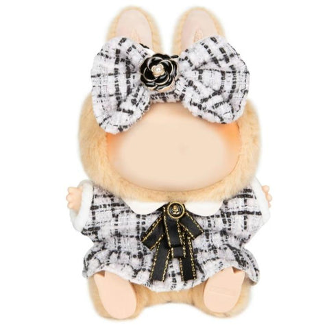 Labubu Clothes for Doll- Luxurychic Style Set for 17Cm Dolls, High-Endfashion, Cute Cartoon Toys Clothescostume,No Doll