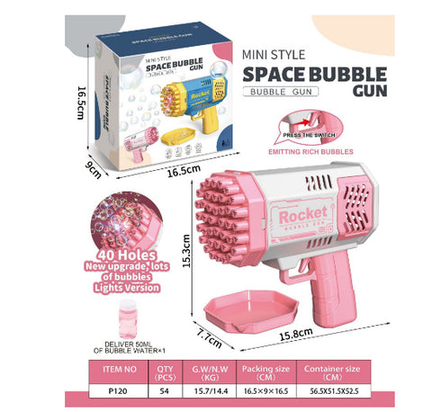 Bubble Gun with Lights