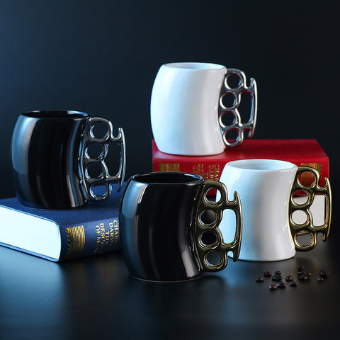 Ceramic Mug With Ring Handle