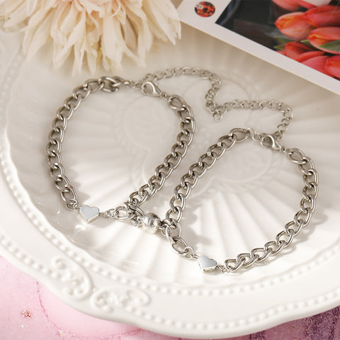 Magnet Suction Couple's Bracelet