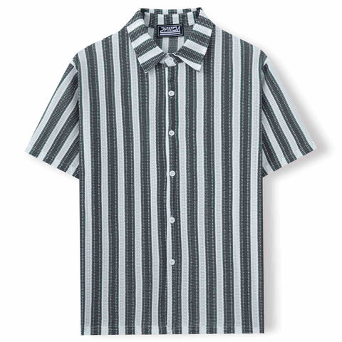 Men's Beach Casual Striped Shirt