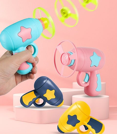 LED Flying Saucer Launcher Toy