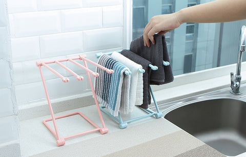 Foldable Kitchen Cloth Storage Rack