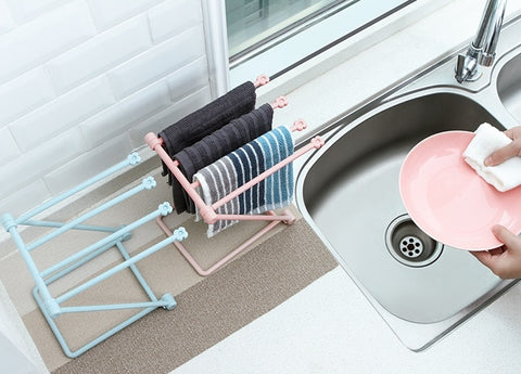Foldable Kitchen Cloth Storage Rack