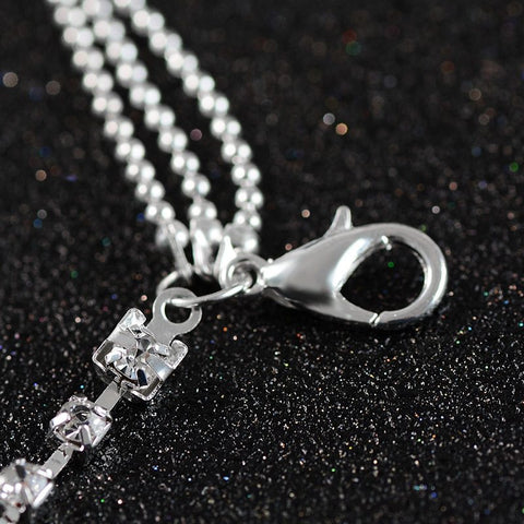 1PC Multilayer Crystal Anklet