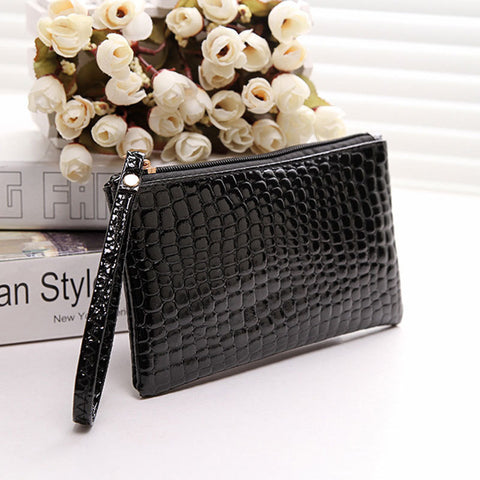 Luxury Crocodile Pattern Women's Wallet