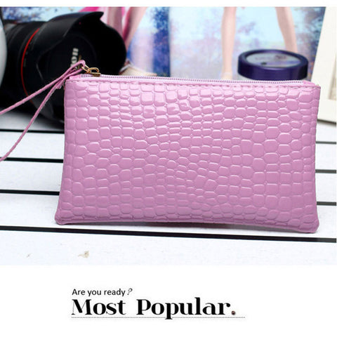 Luxury Crocodile Pattern Women's Wallet