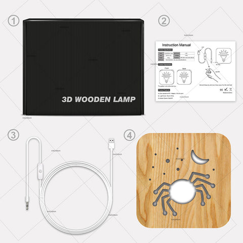 Creative Halloween Spider Theme Light