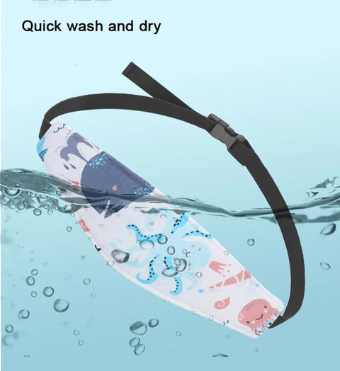 Baby Carseat Head Support Adjustable Infant Stroller Neck Relief Strap Pillow Fastening Belt Headrest Toddler Sleep Positioner