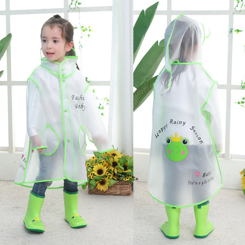 Poncho Raincoat For Kid's
