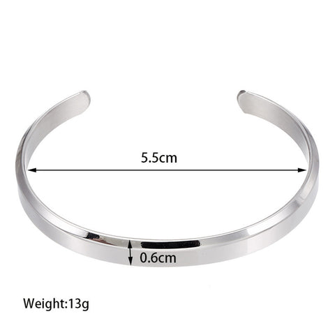 Titanium Steel Ring bracelet