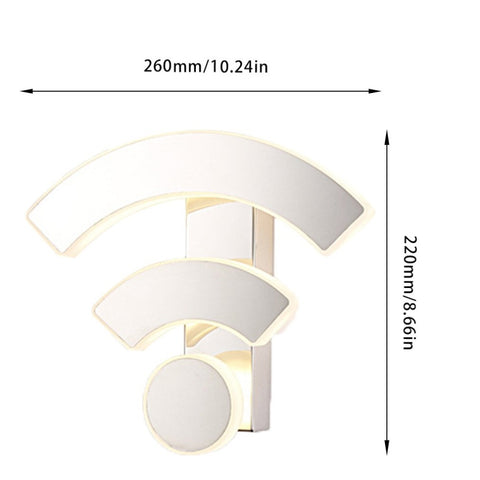 Indoor Acrylic Wi-Fi Wall Light