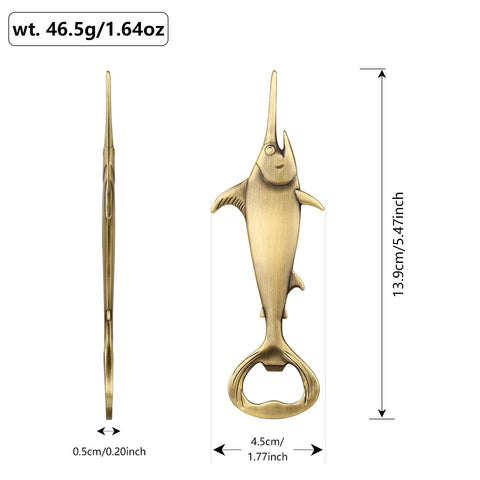 Swordfish Style Beer Bottle Opener