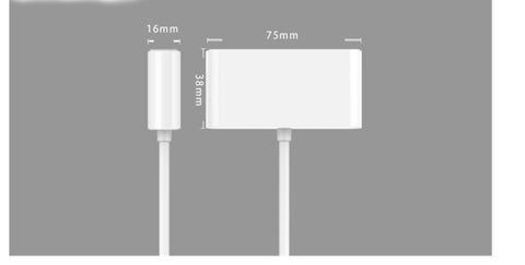 HD Notebook USB Splitter Hub Head