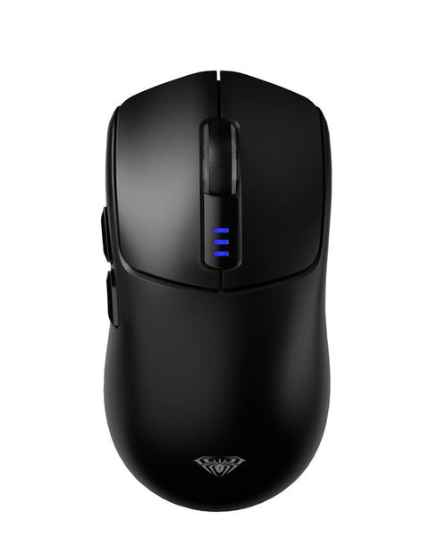 AULA SC580 Tri-Mode Wireless Gaming Mouse, 2.4G/BT5.0/USB-C, 10000 DPI Rechargeable Wireless Mouse, Gamer Mouse with 6 Programmable Buttons, Anti-Slip Stickers, Office Desktop Laptop PC Accessories Ergonomic Computer Mouse Bluetooth Budget Mouse Springtok