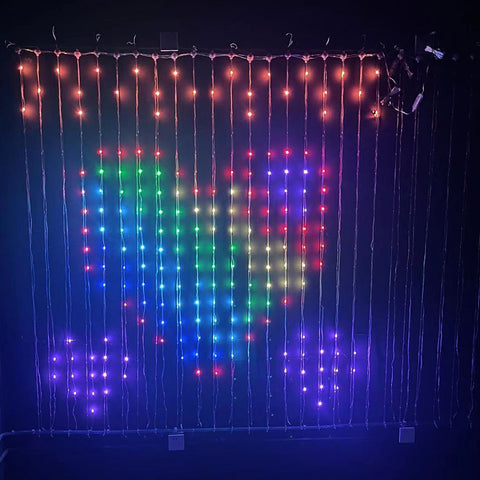 Smart LED RGB Curtain String Light
