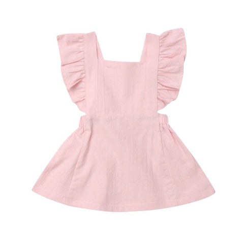 Kid's Suspender Style Summer Dress