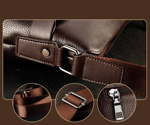 Men’s Leather Messenger Bag