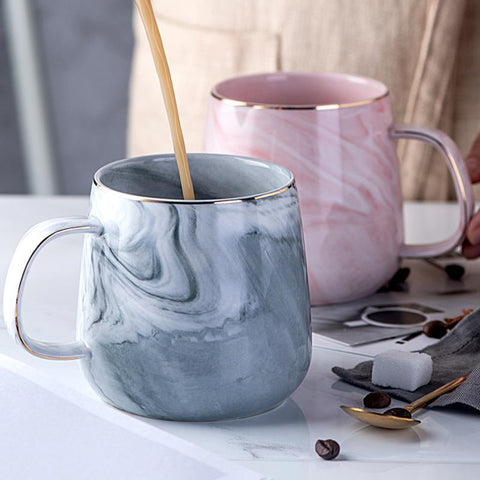 Marble Ceramic Couple Mug